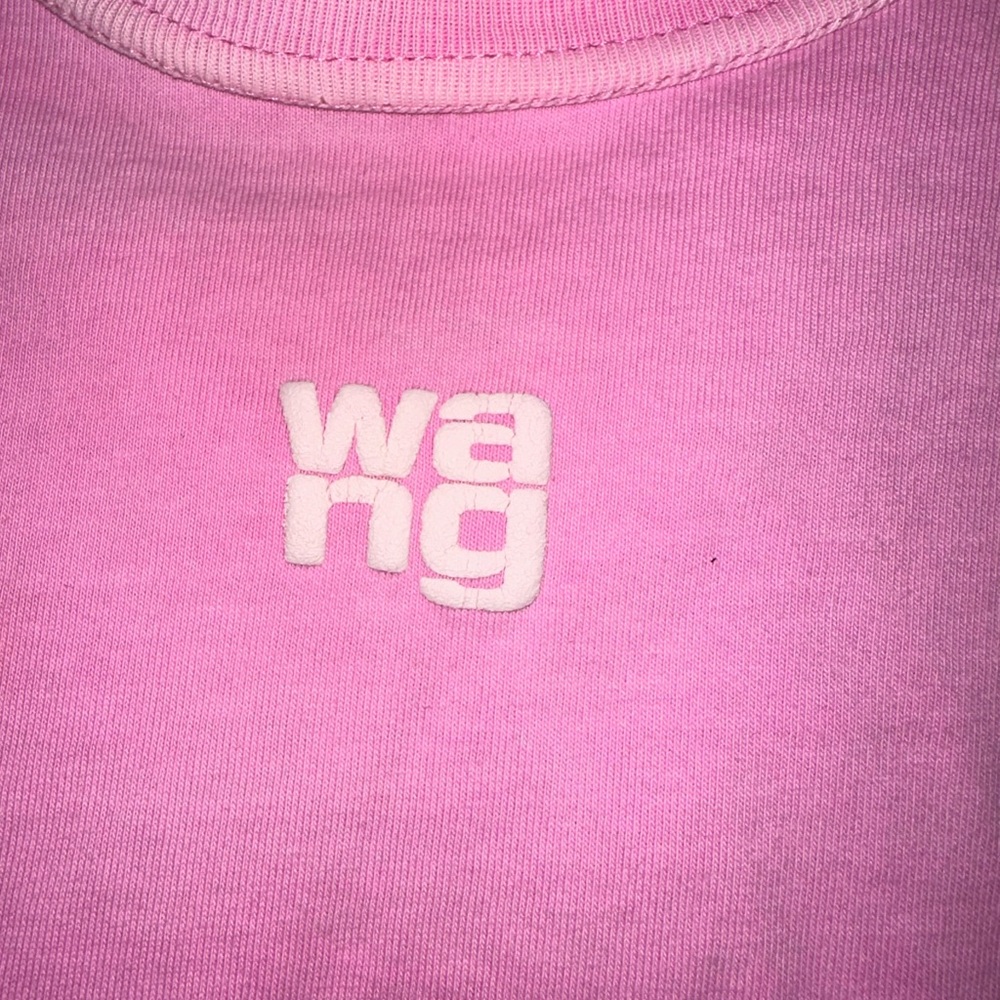 Alexander Wang Pink Short Sleeve Tee